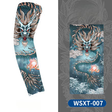 Load image into Gallery viewer, New Cooling Arm Warmer Unisex Quick Dry UV Protection Outdoor Cycling Arm Sleeves Fashion Tattoo Printed Sun-protective Sleeve
