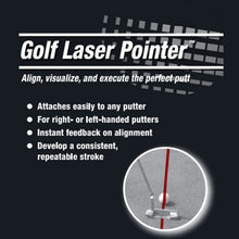 Load image into Gallery viewer, LASERPUTT PRO™-Golf Putter Sight Portable Golf Lasers Putting Trainer ABS Golf Putt Putting Training Aim Improve Line Aids Corrector Tools
