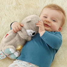 Load image into Gallery viewer, Baby Breath Baby Bear Soothes Otter Plush Toy Doll Toy Child Soothing Music Sleep Companion Sound And Light Doll Toy Gifts
