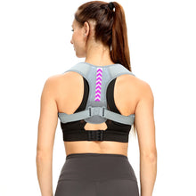 Load image into Gallery viewer, Adjustable Back Shoulder Posture Corrector Belt Clavicle Spine Support Reshape Your Body Home Office Sport Upper Back Neck Brace
