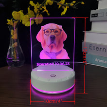 Load image into Gallery viewer, Personalized 3D Photo Night Light - Customized Lamp with Your Own Photos
