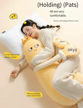 Load image into Gallery viewer, Smart Hugging Pillow – Bluetooth Sleep Aid, Heating Pad, Recording Plush, Full-Body Support Cushion for Relax &amp; Pain Relief
