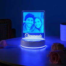 Load image into Gallery viewer, Personalized 3D Photo Night Light - Customized Lamp with Your Own Photos
