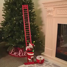 Load and play video in Gallery viewer, (🔥 50% Black Friday Sale )-Electric Climbing Ladder Music Santa Claus Christmas Ornament Decoration Home Hanging Decor New Year Gift - Free Shipping Worldwide ✈️

