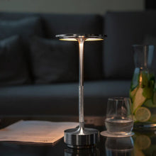 Load image into Gallery viewer, Metallic Cordless Table Lamp - Dimmable &amp; Rechargeable Waterproof Desk Light
