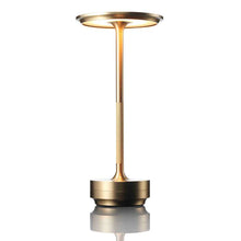 Load image into Gallery viewer, Metallic Cordless Table Lamp - Dimmable &amp; Rechargeable Waterproof Desk Light
