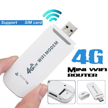 Load image into Gallery viewer, 4G LTE Router Wireless USB  Mobile Broadband 150Mbps Wireless Network Card Adapter
