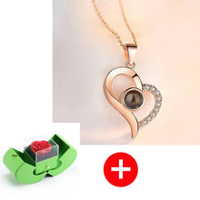 Load image into Gallery viewer, Sterling Silver Necklace - With Real Rose - To My Baby
