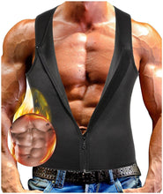Load image into Gallery viewer, Gynecomastia Compress Zipper Vest
