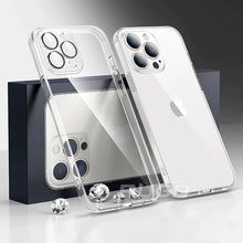 Load image into Gallery viewer, Upgraded Tempered Glass Lens Protective Case for iPhone
