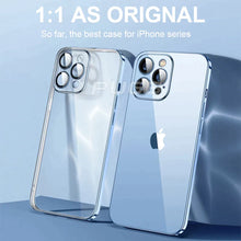 Load image into Gallery viewer, Upgraded Tempered Glass Lens Protective Case for iPhone
