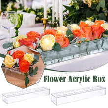 गैलरी व्यूवर में इमेज लोड करें, Clear Acrylic Flower Vase
