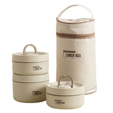 Load image into Gallery viewer, PORTABLE INSULATED LUNCH CONTAINER SET
