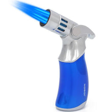 Load image into Gallery viewer, Windproof straight torch blue flame lighter
