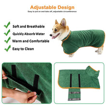 Load image into Gallery viewer, Thickened Microfiber Absorbent Dog Bath Towel
