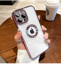 Load image into Gallery viewer, Transparent iPhone Case With Camera Protector
