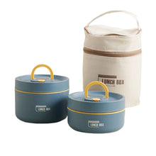 Load image into Gallery viewer, PORTABLE INSULATED LUNCH CONTAINER SET
