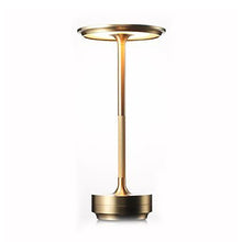 Load image into Gallery viewer, Metallic Cordless Table Lamp - Dimmable &amp; Rechargeable Waterproof Desk Light
