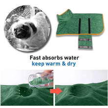 Load image into Gallery viewer, Thickened Microfiber Absorbent Dog Bath Towel
