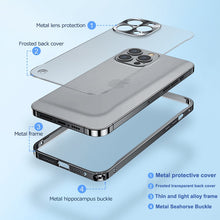 Load image into Gallery viewer, Aluminumalloy Frame Magnetic Charging iPhone Case
