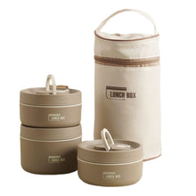 गैलरी व्यूवर में इमेज लोड करें, PORTABLE INSULATED LUNCH CONTAINER SET
