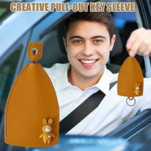 Load image into Gallery viewer, Creative pull-out cute large-capacity car key case
