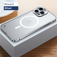 Load image into Gallery viewer, Aluminumalloy Frame Magnetic Charging iPhone Case
