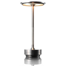 Load image into Gallery viewer, Metallic Cordless Table Lamp - Dimmable &amp; Rechargeable Waterproof Desk Light
